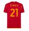 AS Roma Paulo Dybala #21 Home Stadium Replica Jersey 2023-24 Short Sleeves