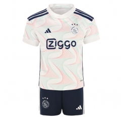 Ajax Away Stadium Replica Jersey Kids 2023-24 Short Sleeves (+ pants)