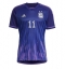 Argentina Angel Di Maria #11 Away Stadium Replica Jersey World Cup 2022 Short Sleeves