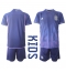 Argentina Away Stadium Replica Jersey Kids World Cup 2022 Short Sleeves (+ pants)