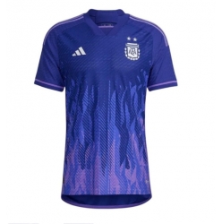 Argentina Away Stadium Replica Jersey World Cup 2022 Short Sleeves