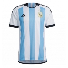 Argentina Home Stadium Replica Jersey World Cup 2022 Short Sleeves