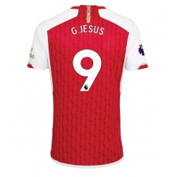 Arsenal Gabriel Jesus #9 Home Stadium Replica Jersey 2023-24 Short Sleeves