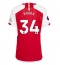Arsenal Granit Xhaka #34 Home Stadium Replica Jersey Women 2023-24 Short Sleeves