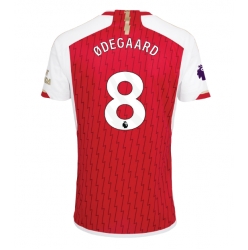 Arsenal Martin Odegaard #8 Home Stadium Replica Jersey 2023-24 Short Sleeves