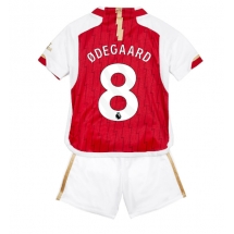 Arsenal Martin Odegaard #8 Home Stadium Replica Jersey Kids 2023-24 Short Sleeves (+ pants)