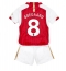 Arsenal Martin Odegaard #8 Home Stadium Replica Jersey Kids 2023-24 Short Sleeves (+ pants)