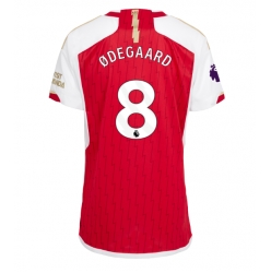 Arsenal Martin Odegaard #8 Home Stadium Replica Jersey Women 2023-24 Short Sleeves