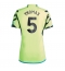 Arsenal Thomas Partey #5 Away Stadium Replica Jersey 2023-24 Short Sleeves