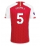 Arsenal Thomas Partey #5 Home Stadium Replica Jersey 2023-24 Short Sleeves