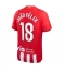 Atletico Madrid Joao Felix #18 Home Stadium Replica Jersey 2023-24 Short Sleeves