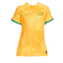 Australia Home Stadium Replica Jersey Women World Cup 2022 Short Sleeves