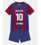 Barcelona Ansu Fati #10 Home Stadium Replica Jersey Kids 2023-24 Short Sleeves (+ pants)
