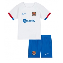 Barcelona Away Stadium Replica Jersey Kids 2023-24 Short Sleeves (+ pants)