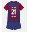 Barcelona Frenkie de Jong #21 Home Stadium Replica Jersey Kids 2023-24 Short Sleeves (+ pants)