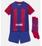 Barcelona Home Stadium Replica Jersey Kids 2023-24 Short Sleeves (+ pants)