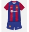 Barcelona Home Stadium Replica Jersey Kids 2023-24 Short Sleeves (+ pants)