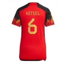 Belgium Axel Witsel #6 Home Stadium Replica Jersey Women World Cup 2022 Short Sleeves