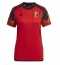 Belgium Home Stadium Replica Jersey Women World Cup 2022 Short Sleeves