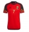 Belgium Kevin De Bruyne #7 Home Stadium Replica Jersey World Cup 2022 Short Sleeves