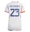 Belgium Michy Batshuayi #23 Away Stadium Replica Jersey Women World Cup 2022 Short Sleeves