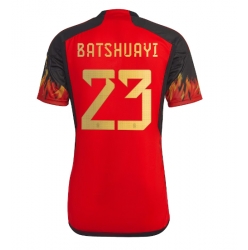 Belgium Michy Batshuayi #23 Home Stadium Replica Jersey World Cup 2022 Short Sleeves