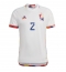 Belgium Toby Alderweireld #2 Away Stadium Replica Jersey World Cup 2022 Short Sleeves