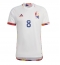 Belgium Youri Tielemans #8 Away Stadium Replica Jersey World Cup 2022 Short Sleeves
