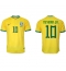 Brazil Neymar Jr #10 Home Stadium Replica Jersey World Cup 2022 Short Sleeves