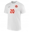 Canada Jonathan David #20 Away Stadium Replica Jersey World Cup 2022 Short Sleeves