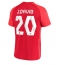 Canada Jonathan David #20 Home Stadium Replica Jersey World Cup 2022 Short Sleeves