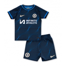 Chelsea Away Stadium Replica Jersey Kids 2023-24 Short Sleeves (+ pants)