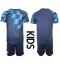 Croatia Away Stadium Replica Jersey Kids World Cup 2022 Short Sleeves (+ pants)
