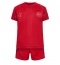 Denmark Home Stadium Replica Jersey Kids World Cup 2022 Short Sleeves (+ pants)