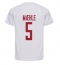 Denmark Joakim Maehle #5 Away Stadium Replica Jersey World Cup 2022 Short Sleeves