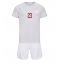 Denmark Pierre-Emile Hojbjerg #23 Away Stadium Replica Jersey Kids World Cup 2022 Short Sleeves (+ pants)