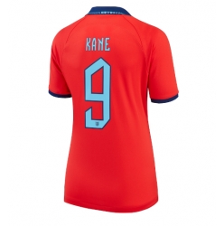England Harry Kane #9 Away Stadium Replica Jersey Women World Cup 2022 Short Sleeves