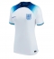 England Home Stadium Replica Jersey Women World Cup 2022 Short Sleeves