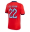 England Jude Bellingham #22 Away Stadium Replica Jersey World Cup 2022 Short Sleeves