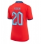 England Phil Foden #20 Away Stadium Replica Jersey Women World Cup 2022 Short Sleeves