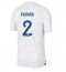 France Benjamin Pavard #2 Away Stadium Replica Jersey World Cup 2022 Short Sleeves