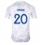 France Kingsley Coman #20 Away Stadium Replica Jersey World Cup 2022 Short Sleeves