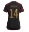 Germany Jamal Musiala #14 Away Stadium Replica Jersey Women World Cup 2022 Short Sleeves