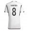 Germany Leon Goretzka #8 Home Stadium Replica Jersey World Cup 2022 Short Sleeves
