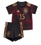 Germany Niklas Sule #15 Away Stadium Replica Jersey Kids World Cup 2022 Short Sleeves (+ pants)