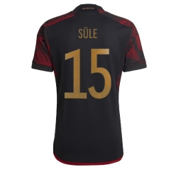 Germany Niklas Sule #15 Away Stadium Replica Jersey World Cup 2022 Short Sleeves