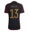 Germany Thomas Muller #13 Away Stadium Replica Jersey World Cup 2022 Short Sleeves
