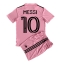 Inter Miami Lionel Messi #10 Home Stadium Replica Jersey Kids 2023-24 Short Sleeves (+ pants)