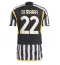 Juventus Angel Di Maria #22 Home Stadium Replica Jersey 2023-24 Short Sleeves
