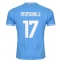 Lazio Ciro Immobile #17 Home Stadium Replica Jersey 2023-24 Short Sleeves